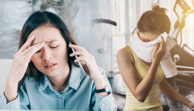 Stress hay tập luyện quá sức là nguyên nhân khiến chị em khó mang thai