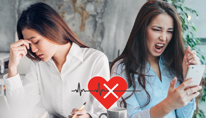 Tạp chí Tim mạch Mỹ: "Cảm xúc tiêu cực có thể làm hại trái tim"