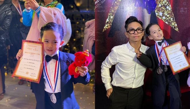 Con trai Khánh Thi vượt mặt bố mẹ: 4 tuổi đã có huy chương dancesport
