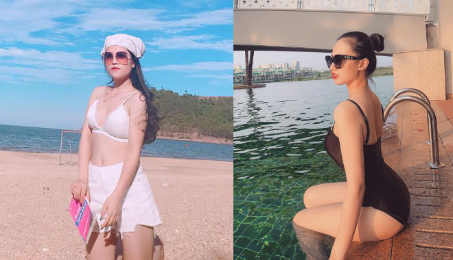 Những "bóng hồng" dính với Quang Hải đọ dáng bikini: Ai cũng xuất sắc!