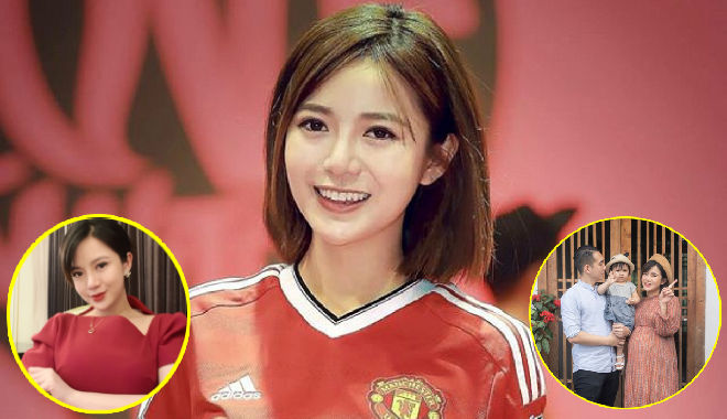 "Hot girl Man United" Tú Linh: Hạnh phúc khi làm vợ, làm mẹ hai con