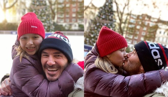 Mặc lùm xùm phá sản David Beckham khoe ảnh ngọt ngào bên cô con gái