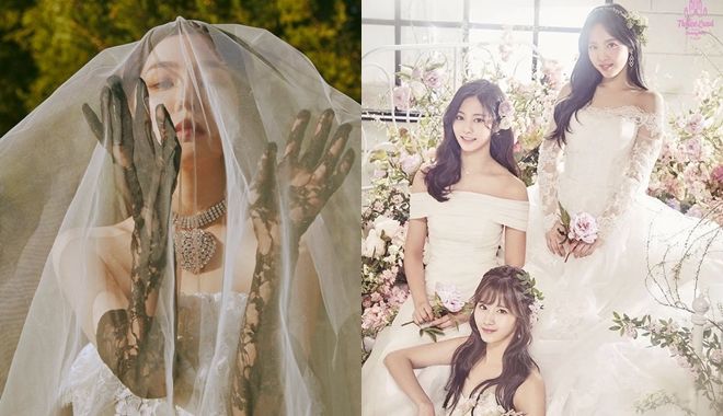 Mỹ nhân Kpop "hóa" cô dâu: Red Velvet huyền bí, Twice hiện đại