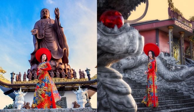 Tìm về An Giang thưởng ngoạn cảnh đẹp "xuất thần" nơi chùa Kim Tiên