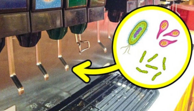Bí mật của cửa hàng đồ ăn nhanh: salad khá béo, vòi nước ngọt siêu bẩn