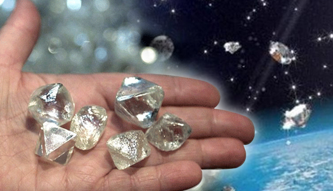 Mỗi năm có 1.000 tấn kim cương rơi xuống trên Sao Thổ và Sao Mộc 