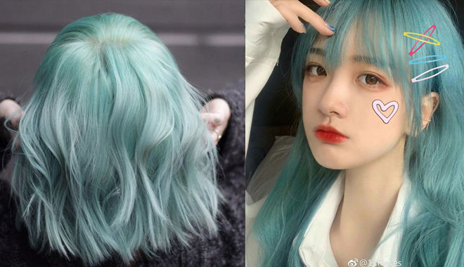 Trend tóc mới nhất trong năm 2020: Màu xanh rêu rất được ưa chuộng