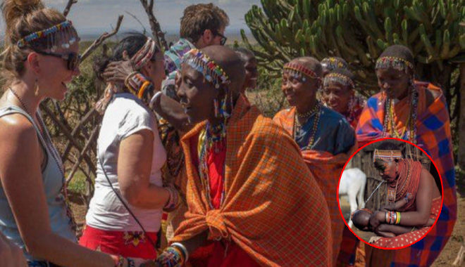 Văn hóa bộ lạc Maasai: Nhổ nước bọt khi gặp nhau là một sự trân trọng