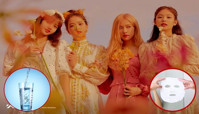 6 nguyên tắc dưỡng da luôn khỏe đẹp của BLACKPINK: uống đủ nước 