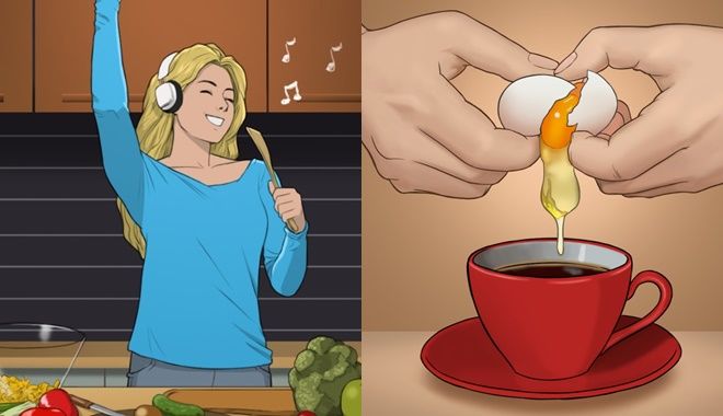 Nghe nhạc, cho trứng vào cafe,…để có một ngày mới tràn đầy năng lượng