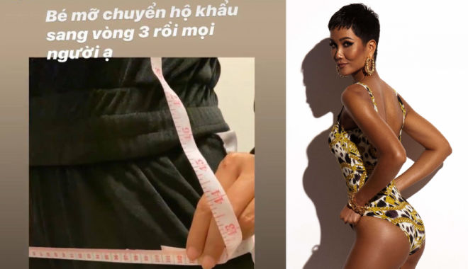 H’Hen Niê vòng 3 chạm mốc 100cm nhờ tập luyện đều đặn, bổ sung rau củ
