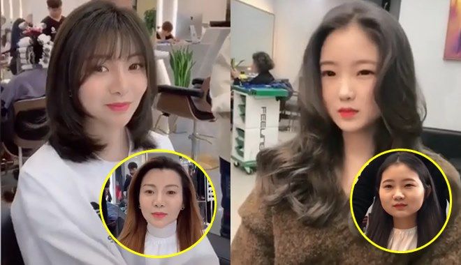 Mái thưa, tóc tém cứu rỗi cho khuôn mặt to, trán dô của các cô gái