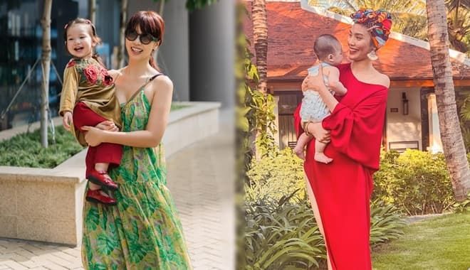 Bế con sang chảnh kiểu Kylie: Showbiz Việt có Hà Anh, Lan Khuê