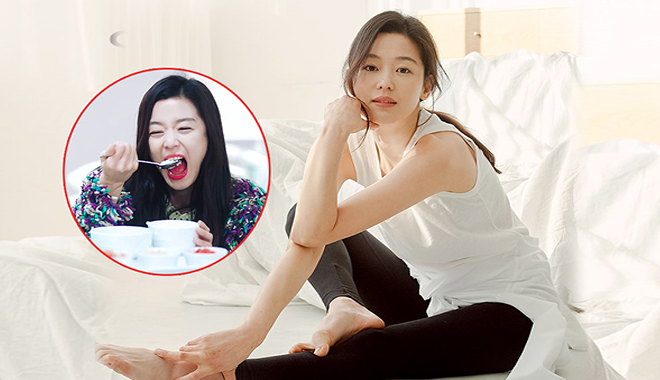 Chiêu ăn uống giảm cân cộp mác Jeon Ji Hyun: Tô son trước khi ăn