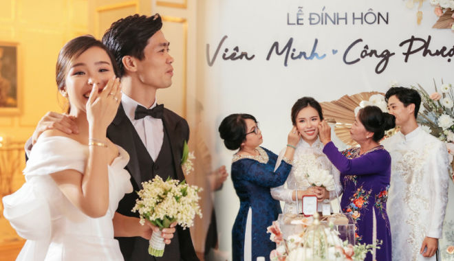 "Bóc giá" vòng tay và nhẫn trong lễ đính hôn Công Phượng - Viên Minh