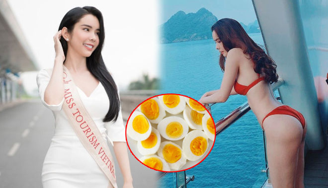 Học Hoa hậu Huỳnh Vy bí quyết sở hữu vòng 3 đẫy đà: Chăm ăn trứng gà