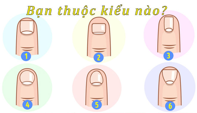 Xem hình dáng móng tay đoán ngay tính cách bí ẩn bên trong bạn