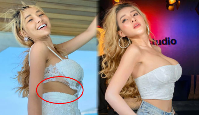 Khác biệt ảnh tự đăng và được “tag": Ngân 98 bị cho photoshop quá đà