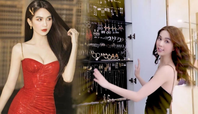 Có cả "núi" phụ kiện, Ngọc Trinh thừa nhận chỉ có 30% là đồ hiệu