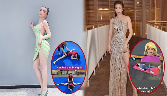 Sao Việt tập luyện để cải thiện vóc dáng: Tóc Tiên ám ảnh xoạc chân