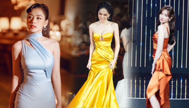 Chi Pu, Hari Won và dàn mỹ nhân Việt gợi cảm với váy lụa bóng