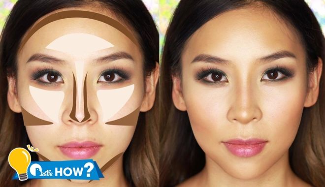 8 tips trang điểm dành cho cô nàng mặt tròn: Chọn kem nền màu tối 