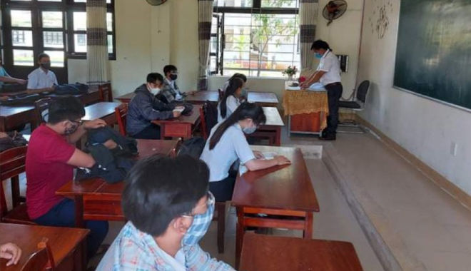 Quảng Nam: Thầy giáo coi thi tốt nghiệp THPT nghi mắc COVID-19