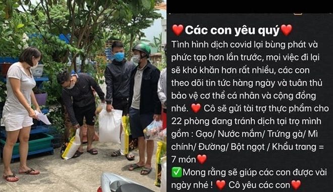 Chủ trọ ở Đà Nẵng nhắn tin động viên, giảm tiền phòng và gửi quà tặng 