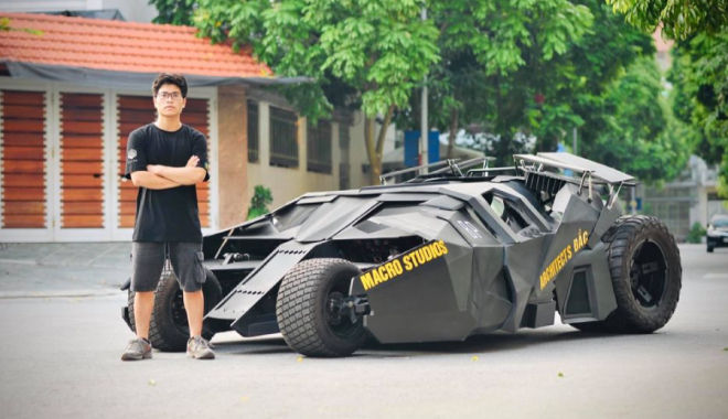Chủ nhân siêu xe "Batman": "Mình tốn nửa tỷ để hoàn thành"