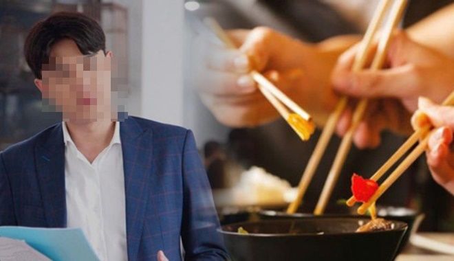 Thấy nhân viên xúm lại ăn đồ thừa của khách, chủ tiến tới… ăn chung