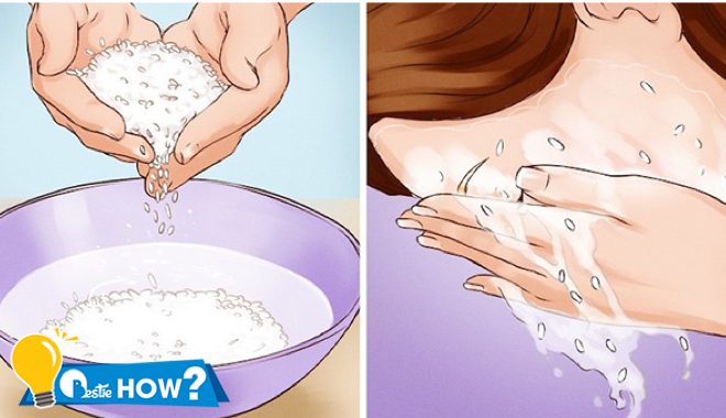 Quy trình rửa mặt với nước vo gạo chuẩn nhất để da trắng mịn, sạch mụn