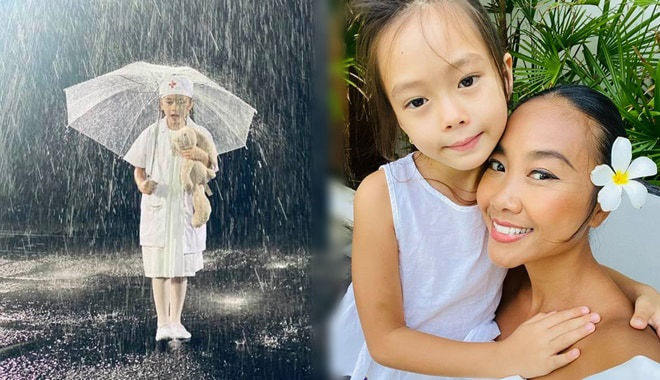 Ái nữ nhà Đoan Trang mới 6 tuổi đã bộc lộ tố chất nghệ thuật