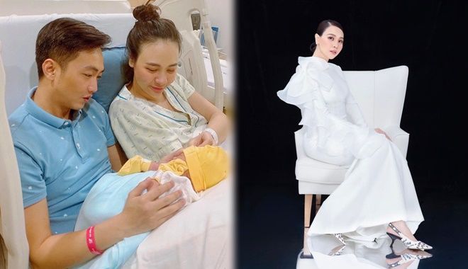 Hậu 4 tháng sinh nở, Đàm Thu Trang tái xuất với bức ảnh gây sốt