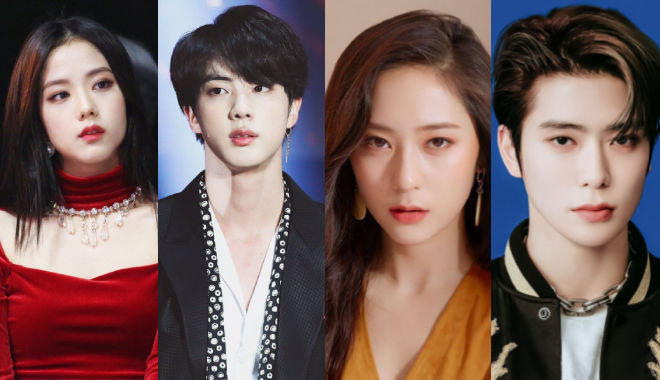 9 cặp sao nam -nữ giống nhau như tạc: Nhất là cặp Jin và Jisoo