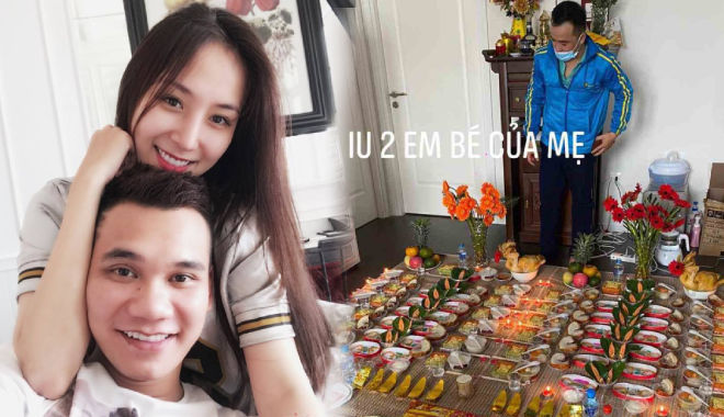 Khắc Việt cúng đầy tháng cho cặp song sinh: Nhìn đủ biết giàu sang
