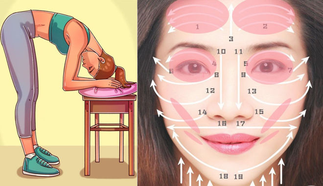 Dốc ngược đầu: động tác kì lạ mang lại nhiều lợi ích cho nhan sắc
