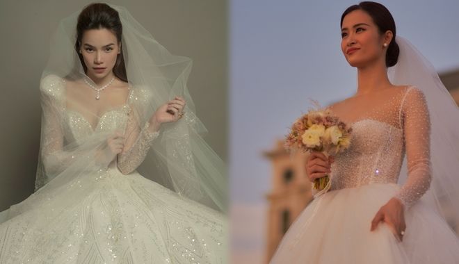 Trầm trồ váy cưới của sao Việt: Váy của Hồ Ngọc Hà gần 500 triệu đồng