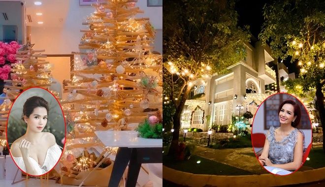 Sao Việt đua nhau trang trí Noel: Ngọc Trinh “dát vàng” chưa là số 1