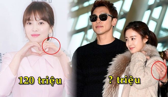 “Soi” nhẫn cưới của 5 cặp sao Kbiz: Bi Rain – Kim Tae Hee giá rẻ bất