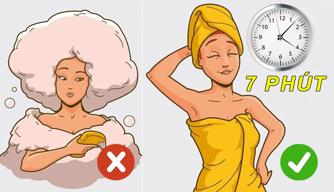 5 thói quen tắm rất hại cho da, chị em thường phạm phải lỗi số 2