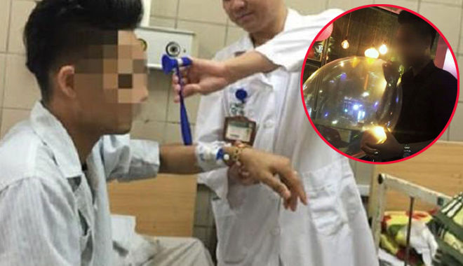 Hít 3 quả bóng cười mỗi ngày, thanh niên có nguy cơ tàn phế