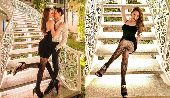 "Trốn" Leon - Lisa, Kim Lý tháp tùng Hồ Ngọc Hà đi sự kiện ở Hà Nội