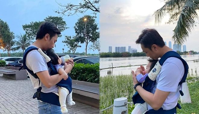 Cưng ái nữ như trứng, vợ chồng Đàm Thu Trang vẫn bị nhắc việc chăm con