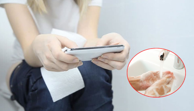 6 tác hại không ai ngờ của thói quen dùng điện thoại khi đi WC