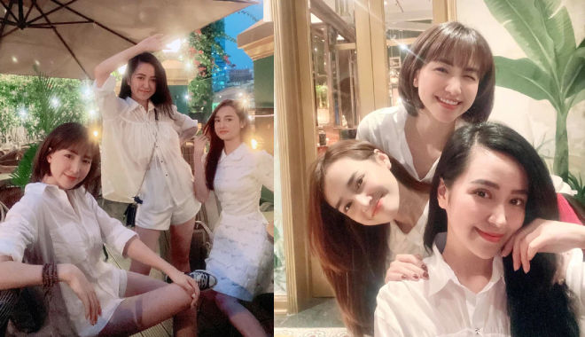 2 mẹ bỉm Vbiz đọ sắc: Hòa Minzy có tóc mới, Nhã Phương lộ tay gầy guộc