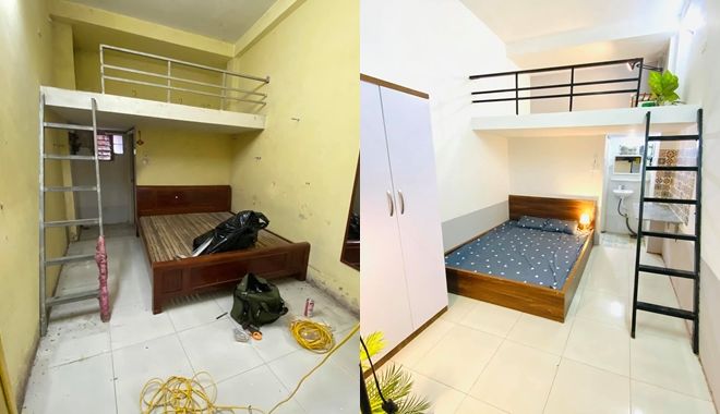 F5 nhà trọ: Từ căn phòng xuống cấp thành không gian tựa căn hộ mini