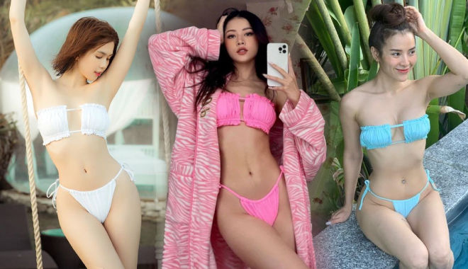 Ngọc Trinh, Chi Pu và loạt mỹ nhân đụng hàng bikini "tí hon"