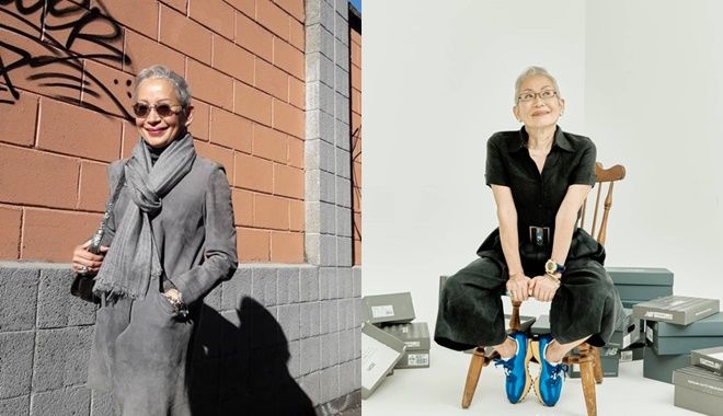 Nữ blogger thời trang 68 tuổi trẻ trung và có sức khỏe đáng kinh ngạc