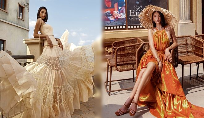 Hoa hậu Tiểu Vy quyến rũ trong bộ sưu tập mùa hè của NTK Lê Thanh Hoà
