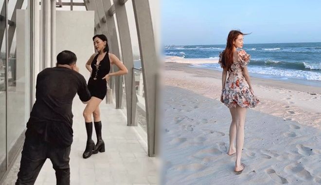 Sao Việt để chồng làm "phó nháy": Tóc Tiên như người mẫu 1m80